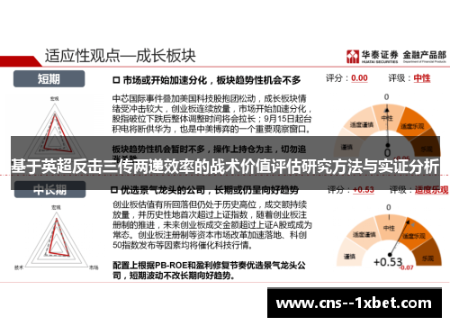 基于英超反击三传两递效率的战术价值评估研究方法与实证分析